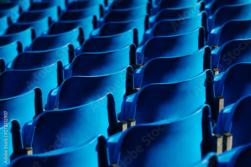 Bleachers in the stadium photo