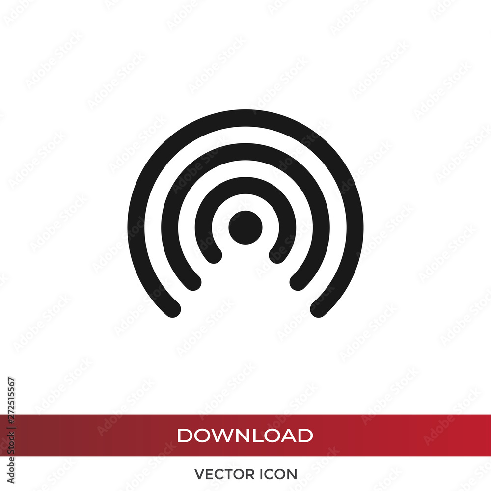 Hot spot vector icon in modern design style for web site and mobile app Hot spot vector icon in modern design style for web site and mobile app