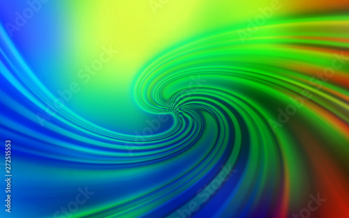 Dark Multicolor vector blurred bright pattern.