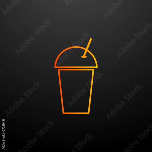 plastic beverage cup nolan icon. Elements of kitchen set. Simple icon for websites, web design, mobile app, info graphics