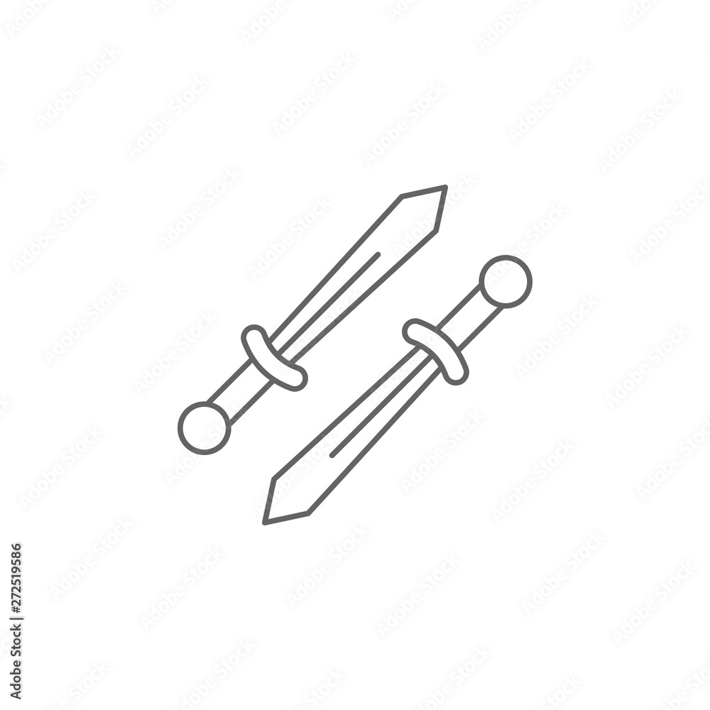 Medieval, sword icon. Element of medieval period icon. Thin line icon for website design and development, app development. Premium icon Medieval, sword icon. Element of medieval period icon. Thin line icon for website design and development, app development. Premium icon