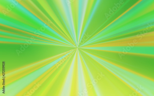 Light Green vector blurred bright texture.
