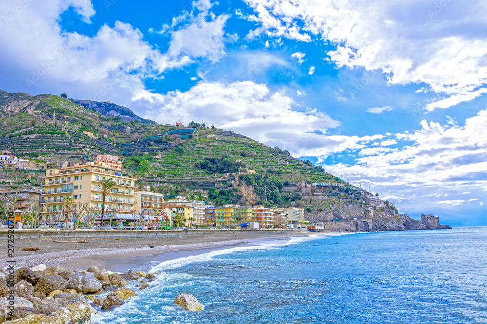 Maiori town, Amalfi coast, Italy