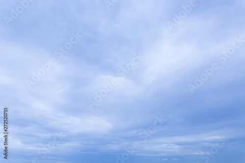 Wide Angle View of Smooth Early Evening Sky