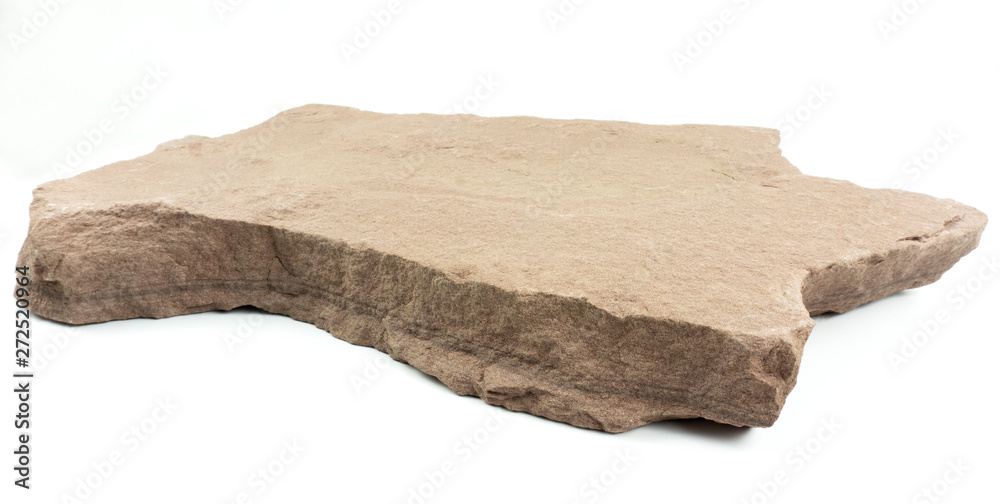 Stone isolated on white background. for product display, Blank for mockup design.