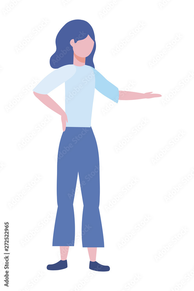 Isolated woman design vector illustration Isolated woman design vector illustration