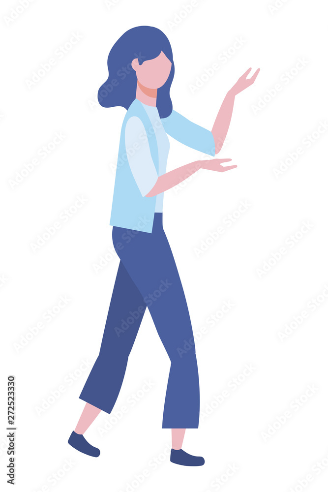 Isolated woman design vector illustration Isolated woman design vector illustration