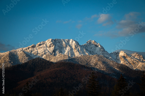 Vysoky Tatra mountains in Zakopane, popular winter tourist centre in Poland photo