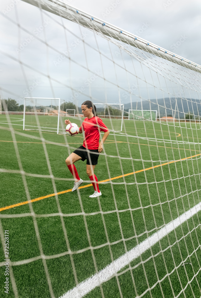 Female soccer player Female soccer player
