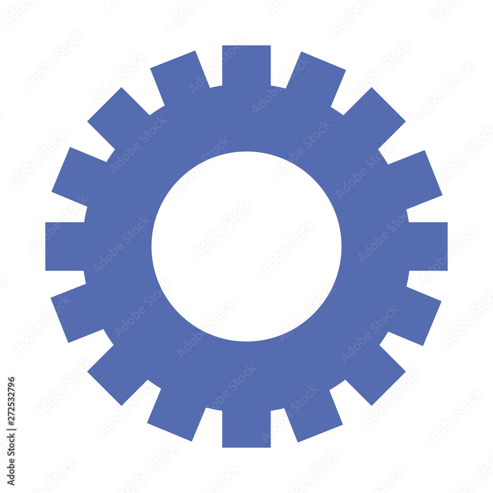 Isolated gear part design vector illustration Isolated gear part design vector illustration