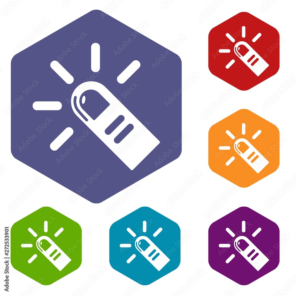 Fototapeta premium Cursor finger icon. Simple illustration of cursor finger vector icon for web