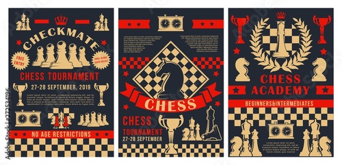 Chess sport tournament, professional academy