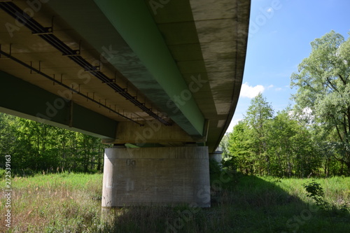 Brücke über den Inn bei Griesstätt, Unterseite der Brücke