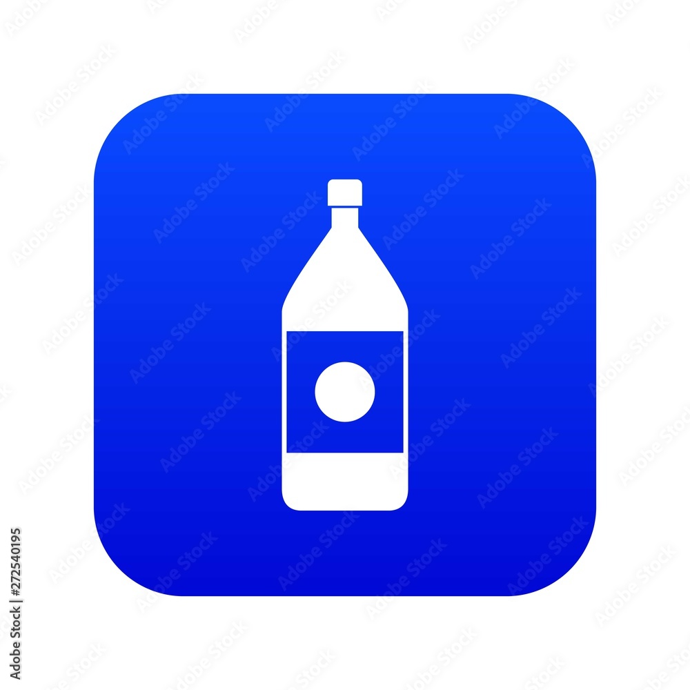 Water bottle icon digital blue for any design isolated on white vector illustration Water bottle icon digital blue for any design isolated on white vector illustration