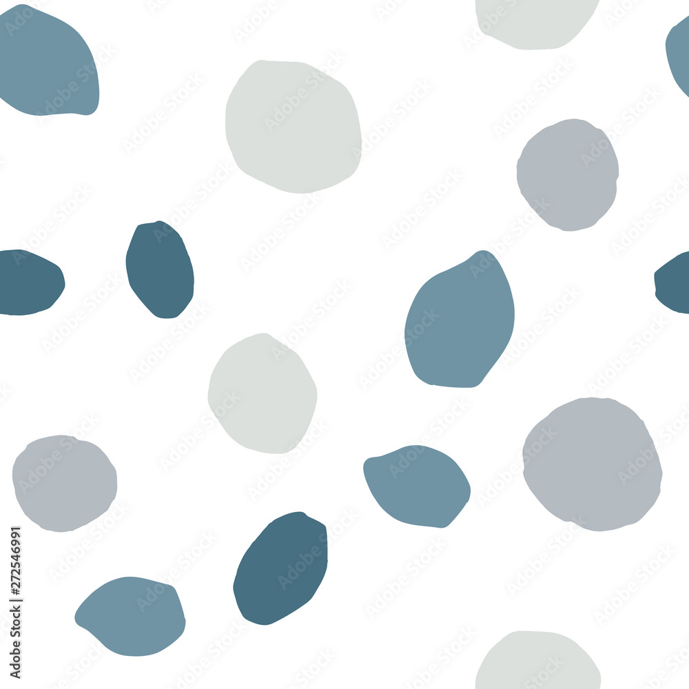 Pebble seamless pattern. Random stones wallpaper illustration Pebble seamless pattern. Random stones wallpaper illustration