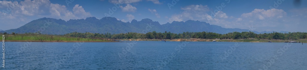 Mountains and lakes in Thailand