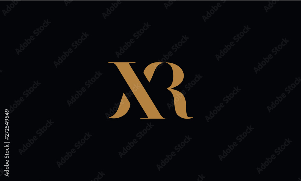 XR logo design template vector illustration XR logo design template vector illustration
