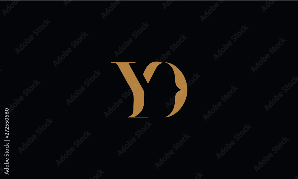YO logo design template vector illustration YO logo design template vector illustration