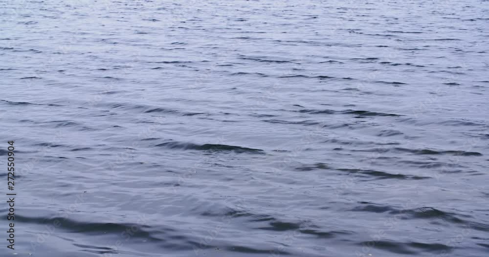 Calm water - small river or lake waves moving at dusk. Calm water - small river or lake waves moving at dusk.