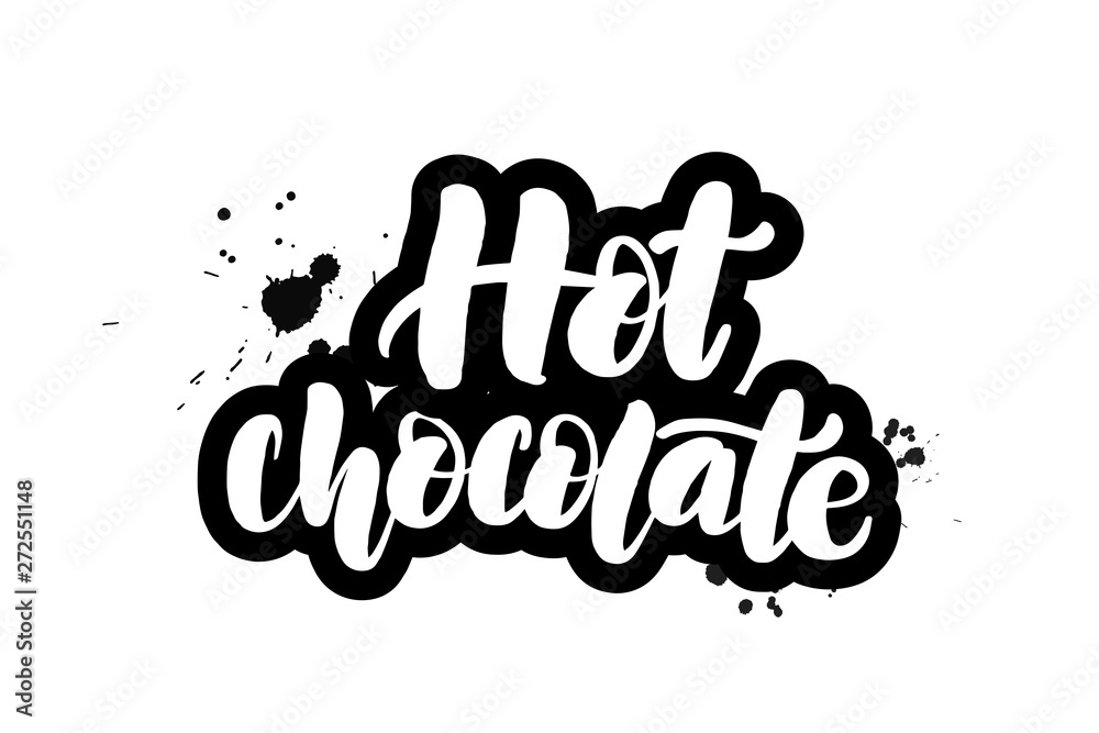 lettering hot chocolate
