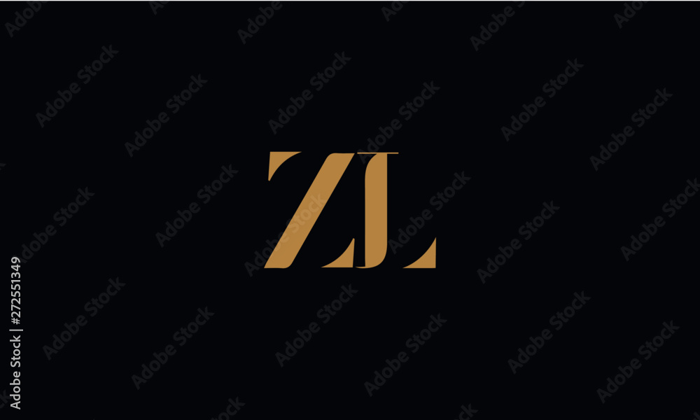 Obraz premium ZL logo design template vector illustration