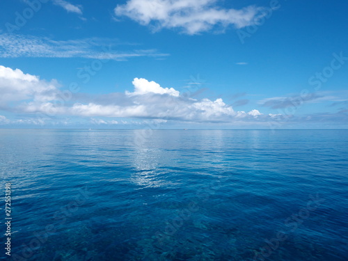 Okinawa Japan-May 31  2019  Coral Reef blue sea  north of Iriomote island  in Okinawa