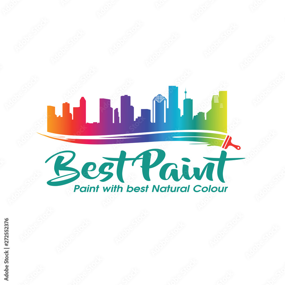 Obraz premium Paint Logo Vector