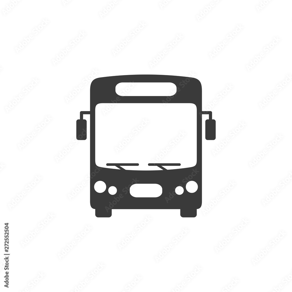 Bus icon vector. Bus solid logo illustration on white background. Bus symbol pictogram isolated Bus icon vector. Bus solid logo illustration on white background. Bus symbol pictogram isolated