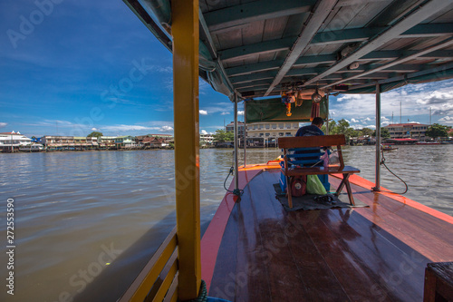 Wallpaper Mural Amphawa Floating Market-Samut Songkhram:June1, 2019,atmosphere in the floating market,the community has boats to sell goods,tours and various product for tourists to visit in the area.Amphawa,Thailand Torontodigital.ca