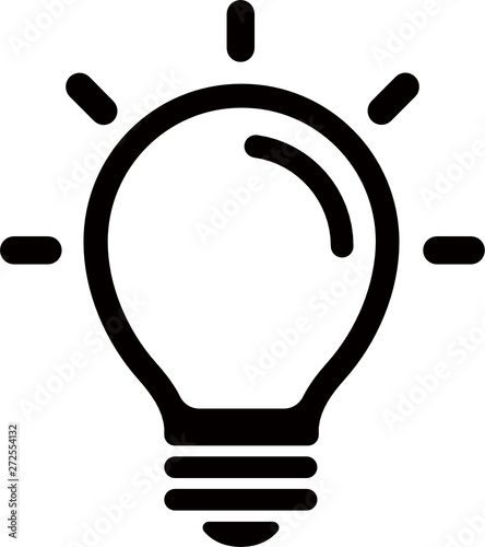 (SVG) light bulb / idea / inspiration icon 