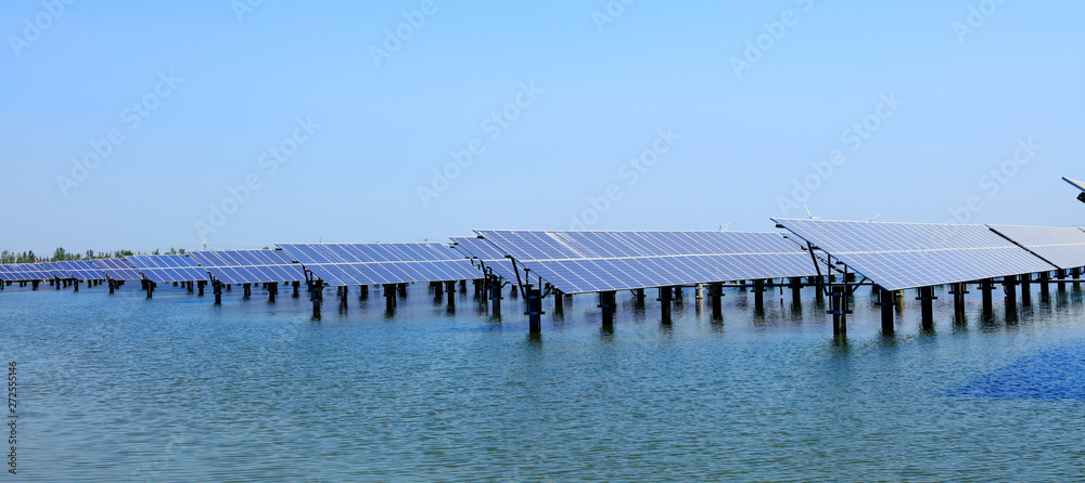 Fototapeta premium Solar photovoltaic panels