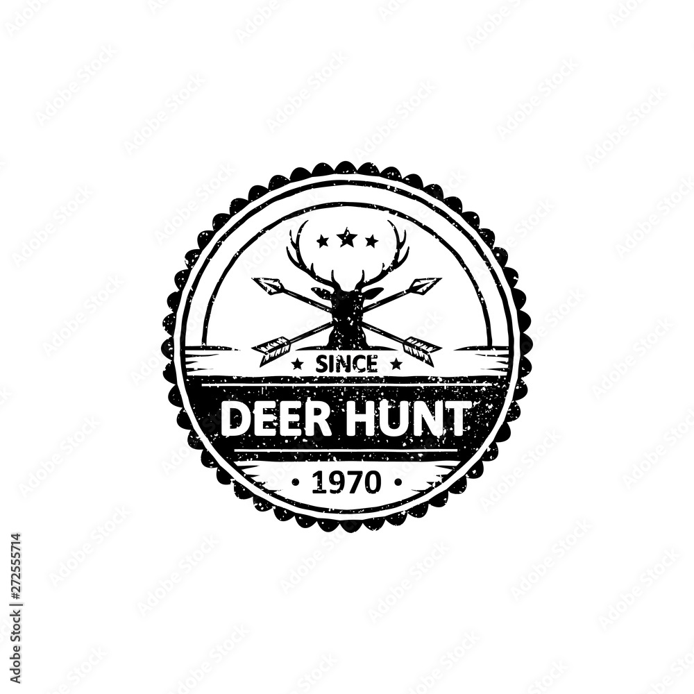 Obraz premium hunter sport badges, labels, emblems and logo