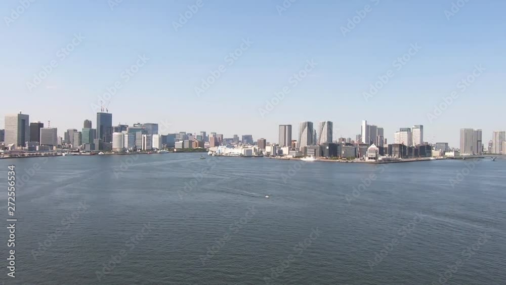 Tokyo, the capital of Japan. Sea and buildings. Tokyo, the capital of Japan. Sea and buildings.