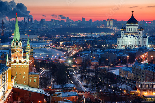 view of the historical center of Moscow