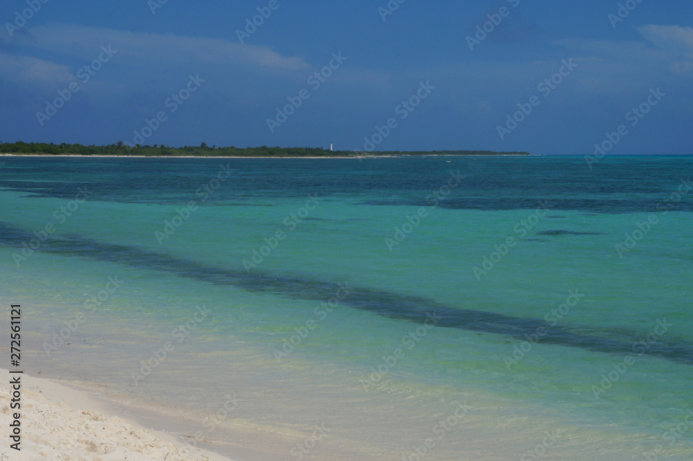 Cozumel island in Quintana Roo, Mexico. Blue turquoise Caribbean sea. Cozumel island in Quintana Roo, Mexico. Blue turquoise Caribbean sea.