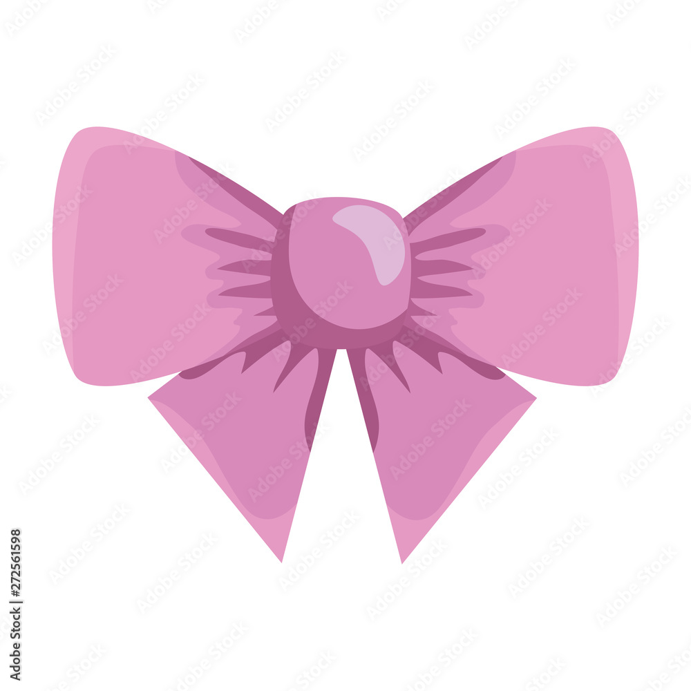 cute bow decorative isolated icon cute bow decorative isolated icon
