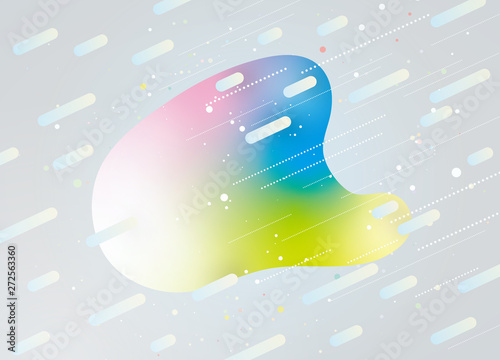 立体的なイラスト　グラデーション　イメージ
