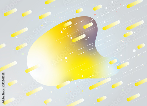 立体的なイラスト　グラデーション　イメージ