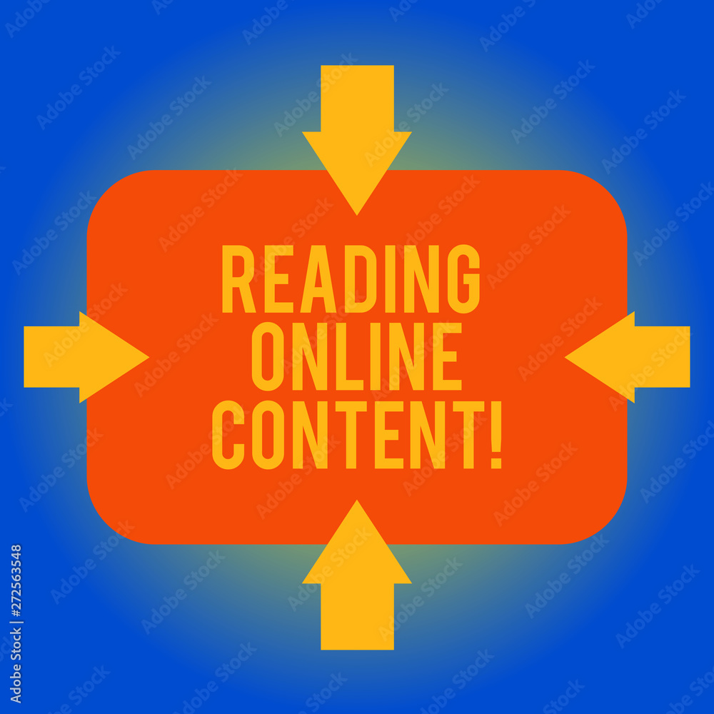 Handwriting text writing Reading Online Content. Concept meaning Extracting meaning from a digital format text Arrows on Four Sides of Blank Rectangular Shape Pointing Inward photo Handwriting text writing Reading Online Content. Concept meaning Extracting meaning from a digital format text Arrows on Four Sides of Blank Rectangular Shape Pointing Inward photo