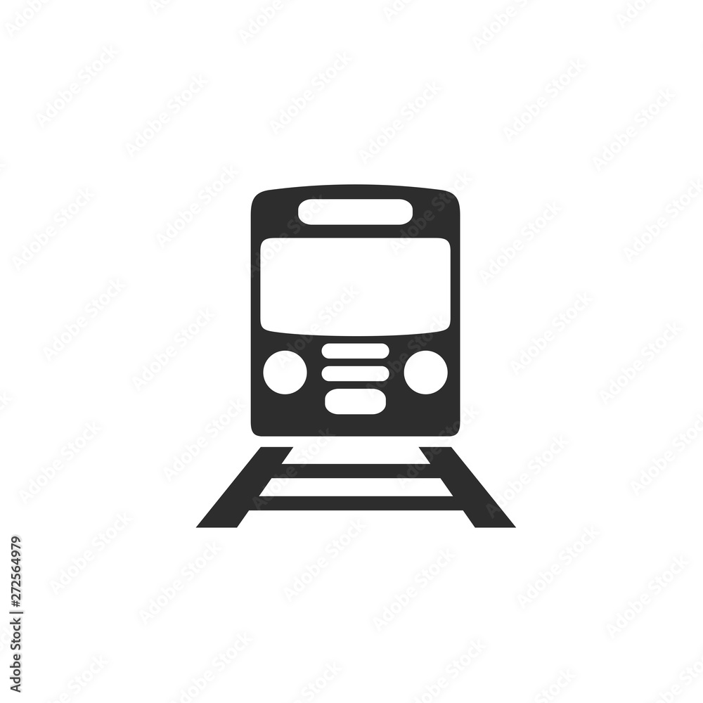 Train icon vector. Modern Transportation sign Isolated on white background. Train logo template symbol Train icon vector. Modern Transportation sign Isolated on white background. Train logo template symbol