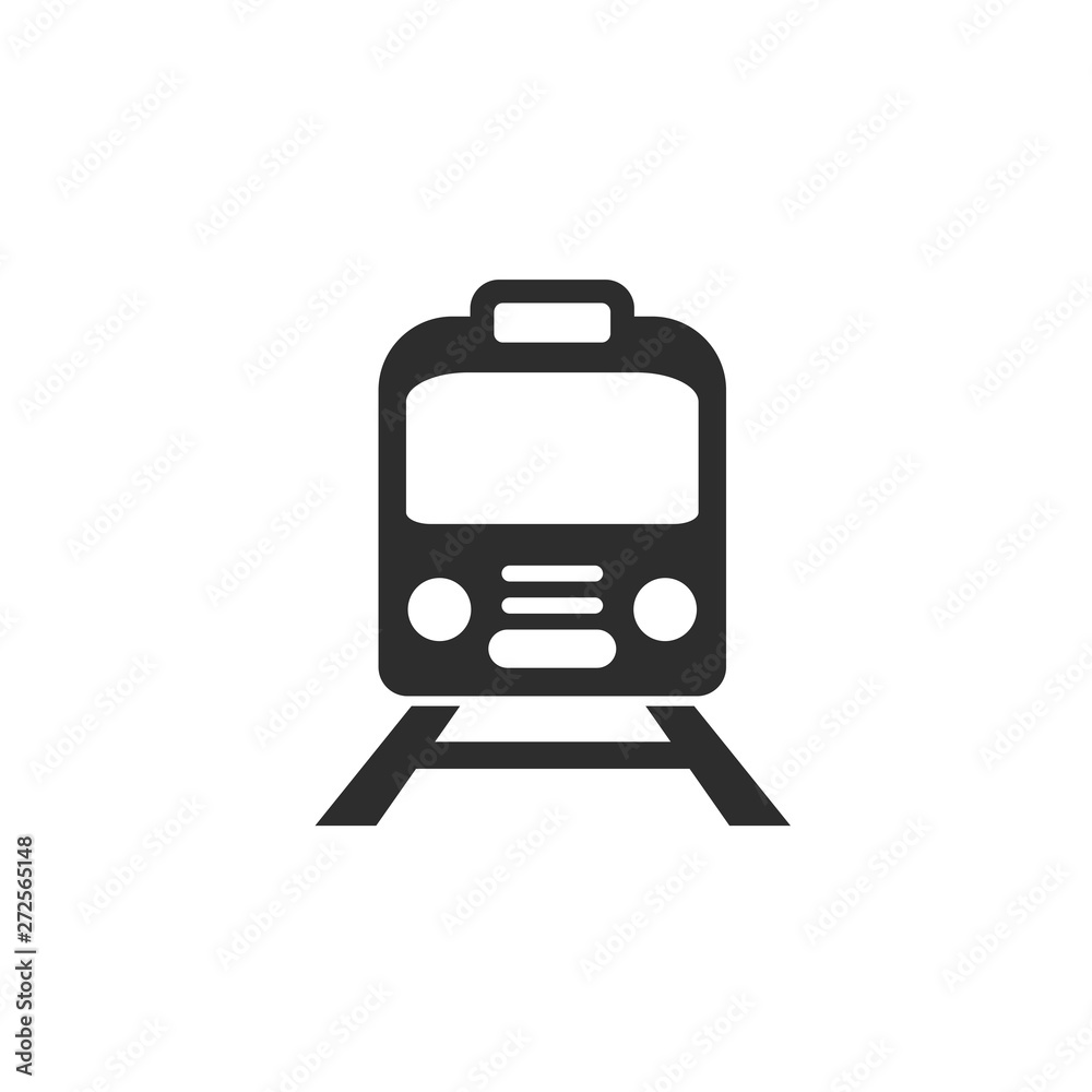 Train icon vector. Modern Transportation sign Isolated on white background. Train logo template symbol Train icon vector. Modern Transportation sign Isolated on white background. Train logo template symbol