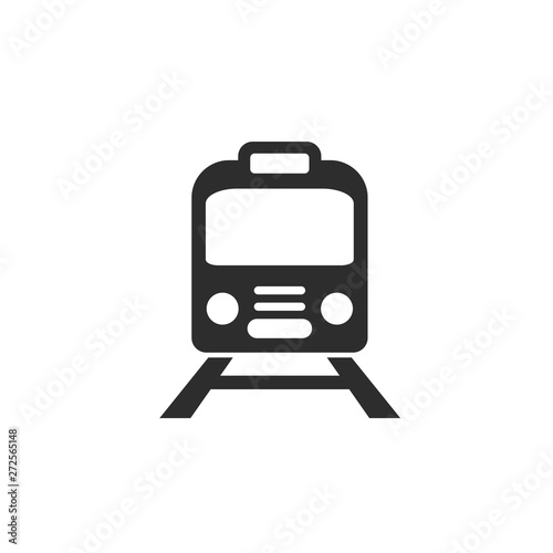 Train icon vector. Modern Transportation sign Isolated on white background. Train logo template symbol © Frog_Ground