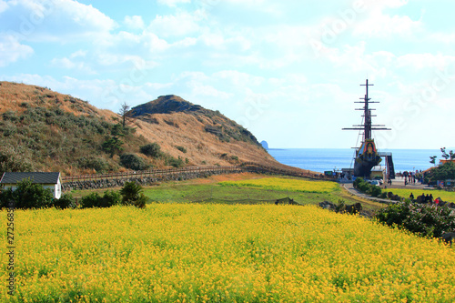 Photos "용머리 해안"이라고 부르는 제주 해안의 풍경이다.