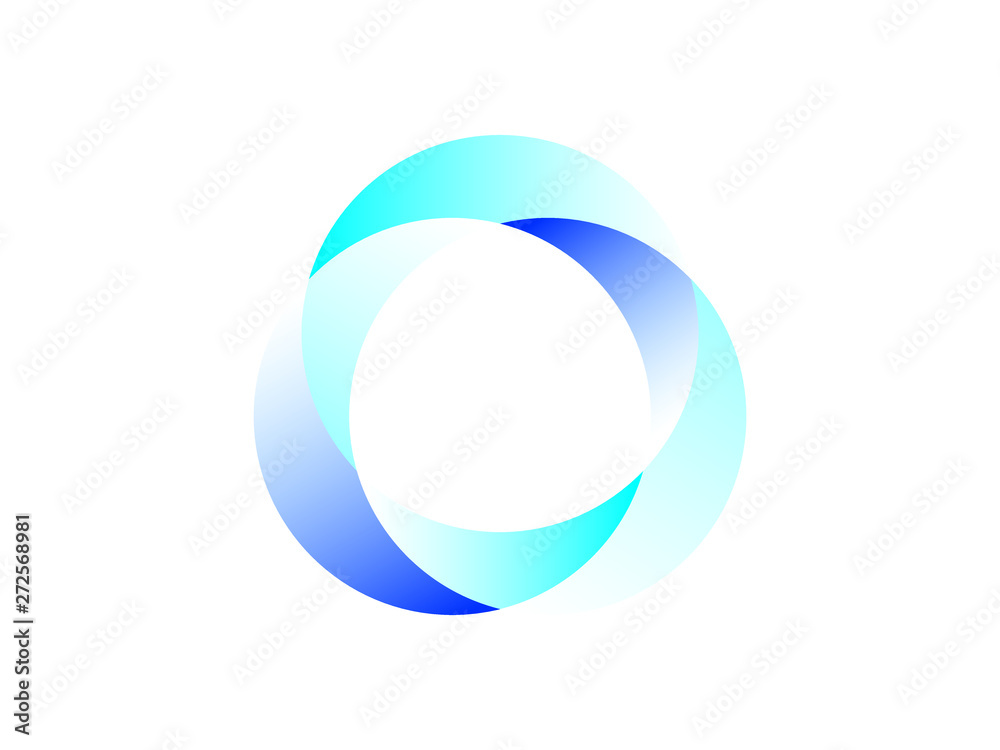 Overlapping circles and ovals in a circular pattern. Abstract shapes together showing unity and diversity concepts. Overlapping circles and ovals in a circular pattern. Abstract shapes together showing unity and diversity concepts.
