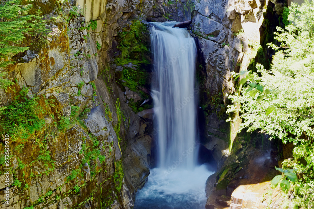 Naklejka premium waterfall in forest