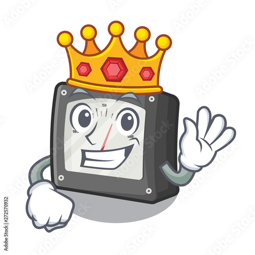 King amperage meter above the cartoon table