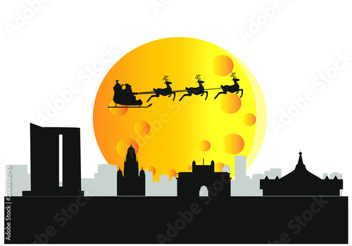 city skyline of mumbai in india