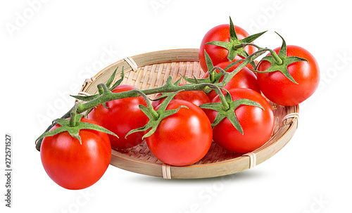 tomato isolated on white background © ilietus