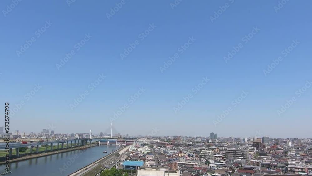 Images overlooking a residential area in Japan Images overlooking a residential area in Japan
