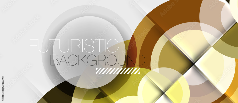 Geometric design abstract background - circles Geometric design abstract background - circles